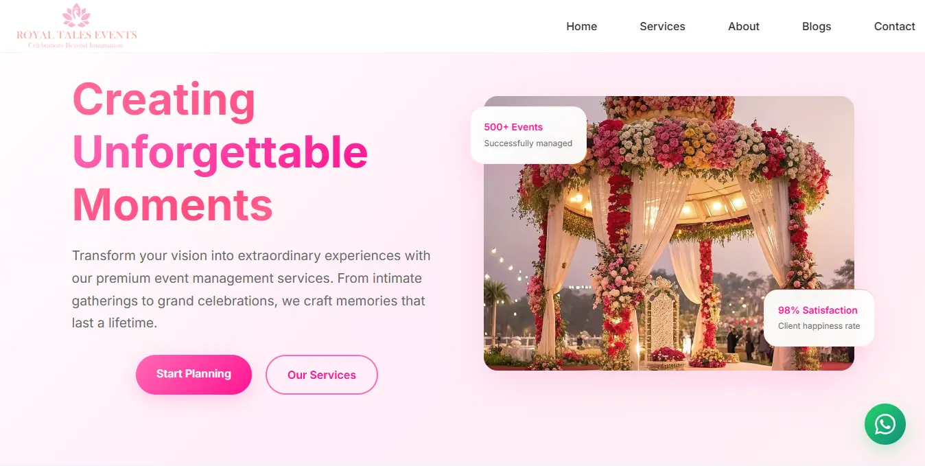 Professional web design services